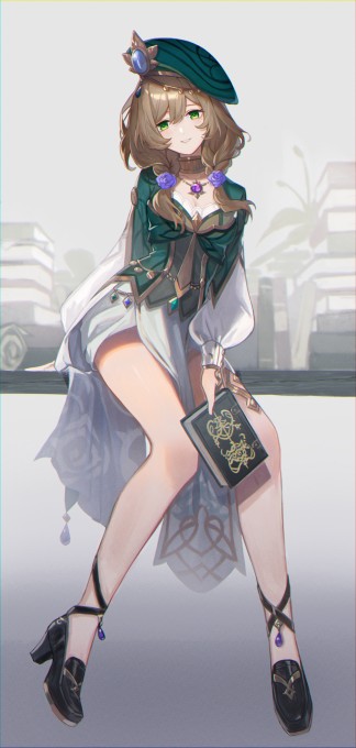 《原神》丽莎高清手机壁纸