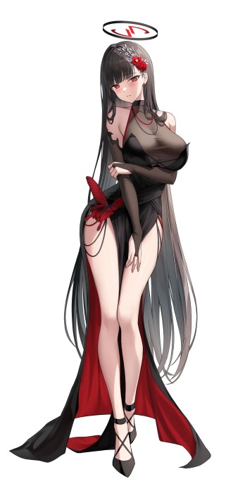 碧蓝档案调月里约修长美腿4k手机壁纸