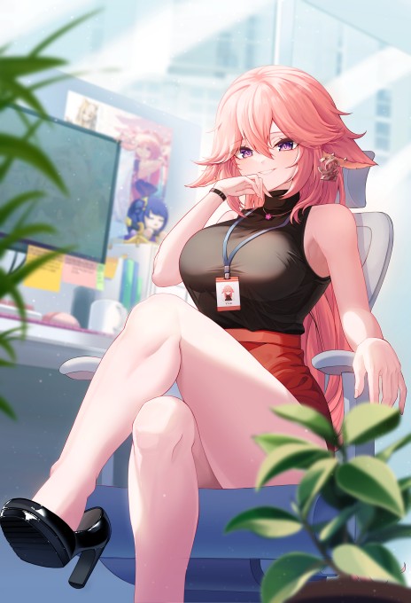 《原神》八重神子4k手机壁纸