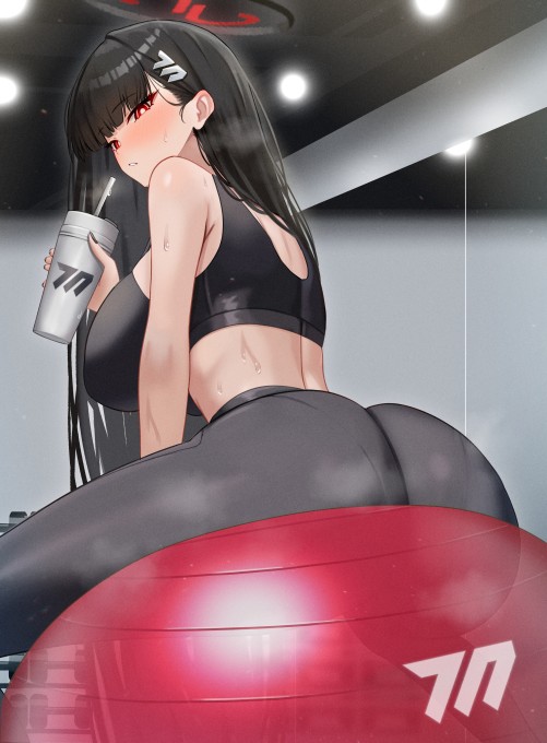 《碧蓝档案》调月里约2k手机壁纸