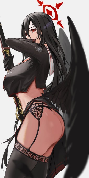 《蔚蓝档案》羽川莲望5k手机壁纸