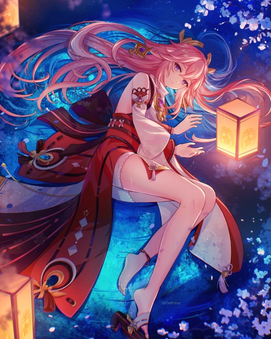 《原神》八重神子4k手机壁纸