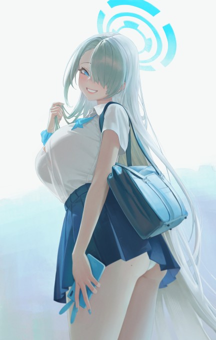 《蔚蓝档案》一之濑明日奈5k手机壁纸