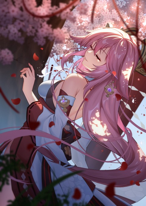 《原神》八重神子2k手机壁纸
