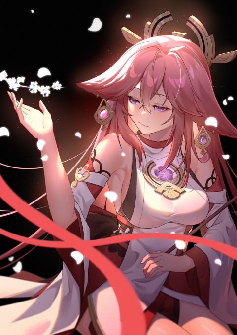 《原神》八重神子2k手机壁纸