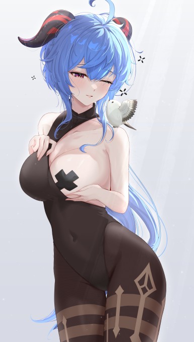 《原神》甘雨5k手机壁纸