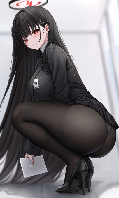 《蔚蓝档案》调月里约5k手机壁纸