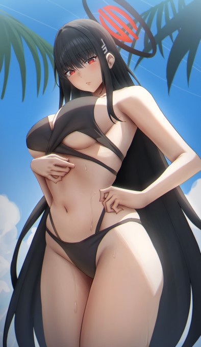 《蔚蓝档案》调月里约2k手机壁纸