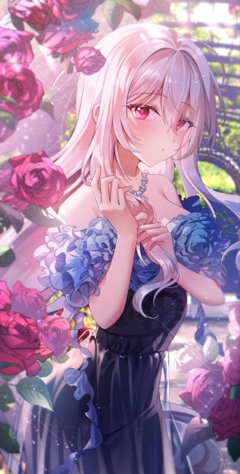 《明日方舟》斯卡蒂5k手机壁纸