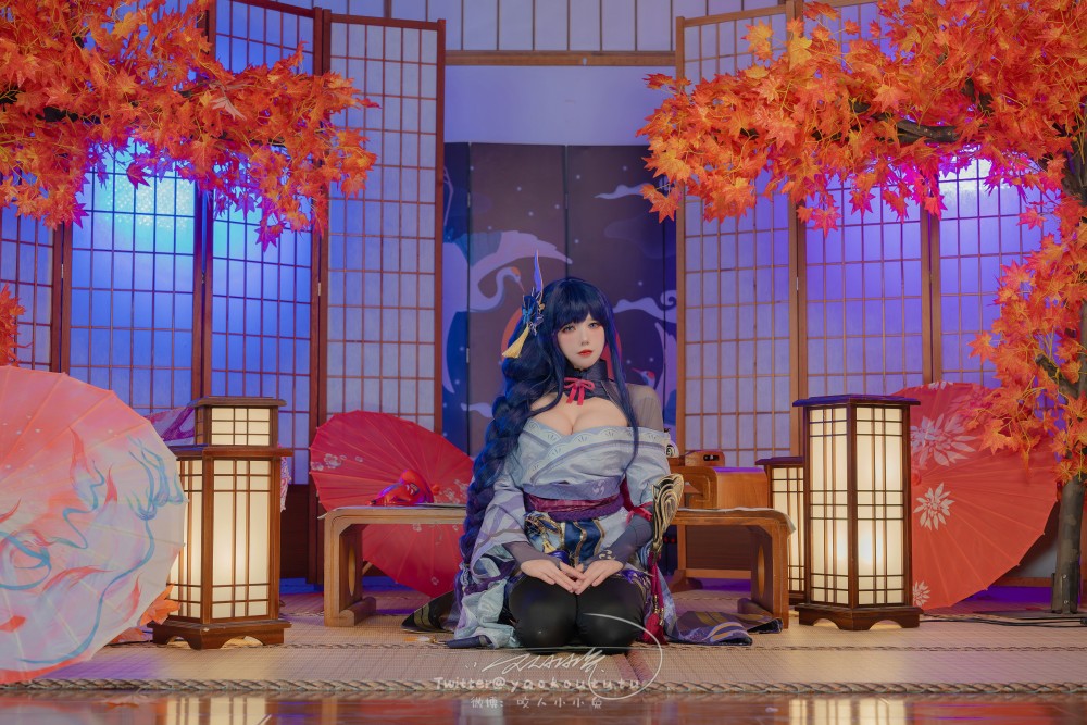 咬人小小兔三月作品『原神雷电将军』