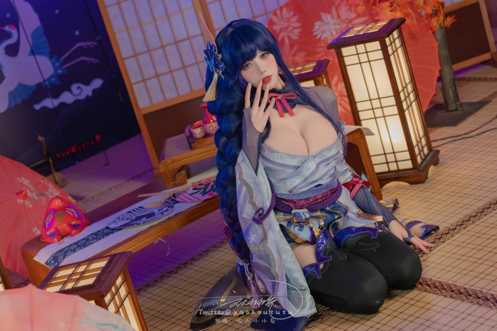 咬人小小兔三月作品『原神雷电将军』