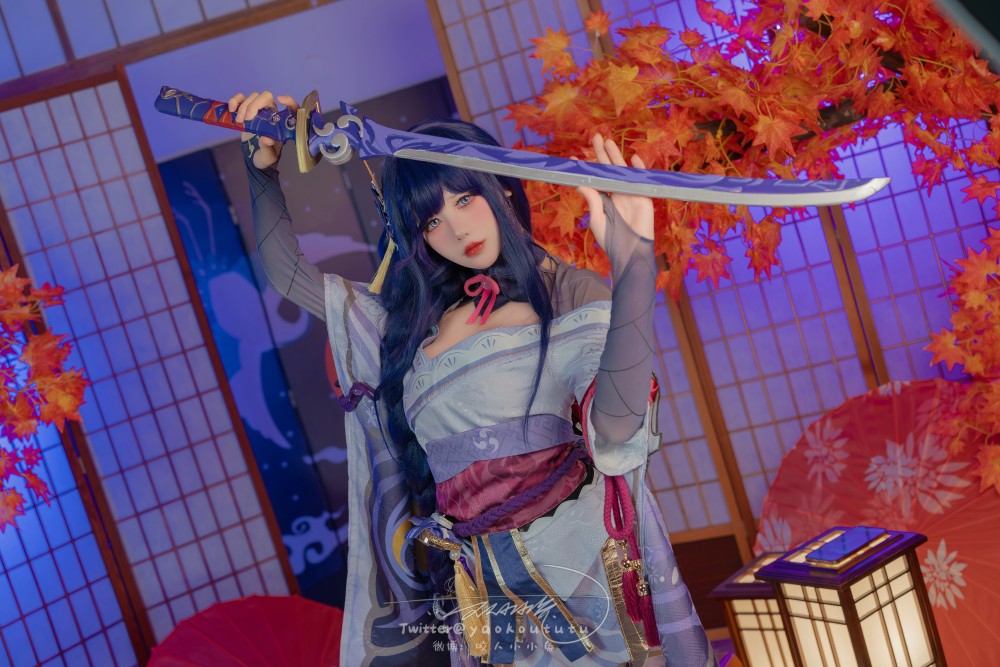 咬人小小兔三月作品『原神雷电将军』