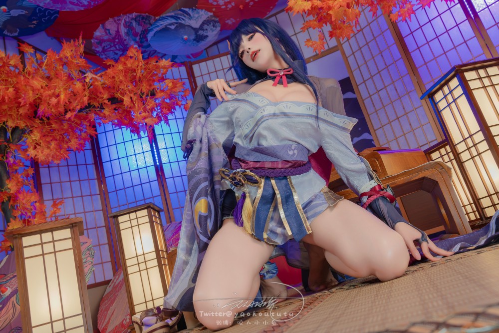 咬人小小兔三月作品『原神雷电将军』
