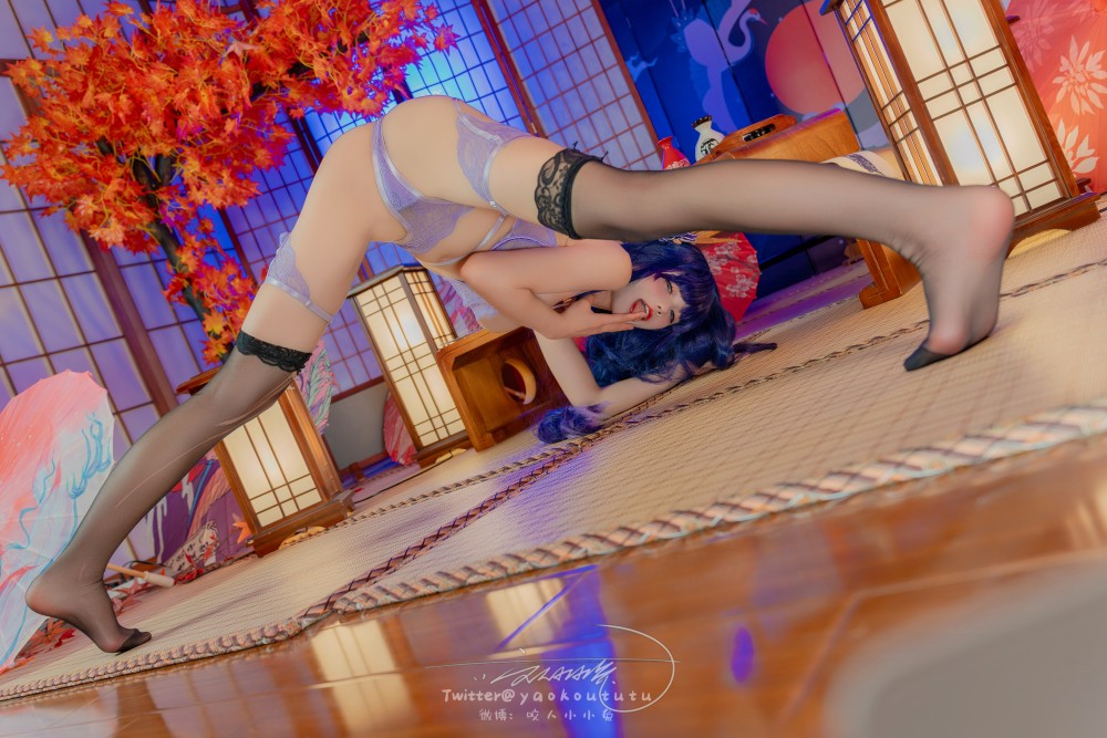 咬人小小兔三月作品『原神雷电将军』