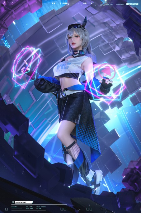 咬人小小兔一月作品『崩铁&middot;银狼』
