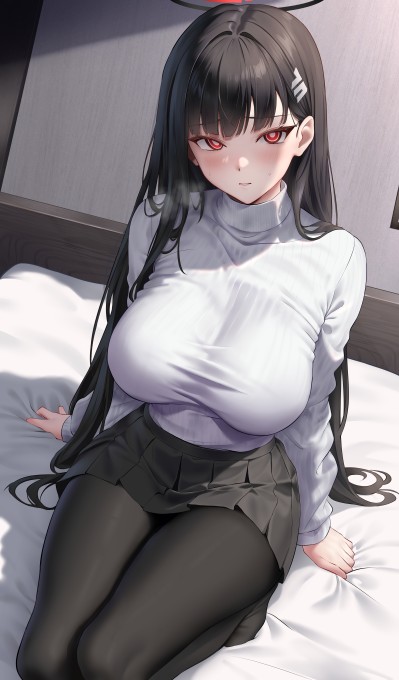 《蔚蓝档案》调月里约6k手机壁纸