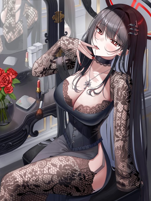 《蔚蓝档案》调月里约5k手机壁纸