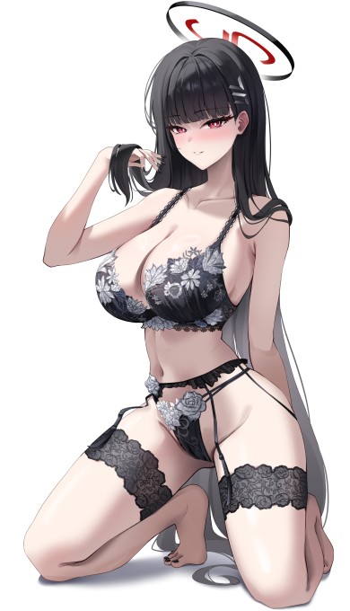 《蔚蓝档案》调月里约2k手机壁纸