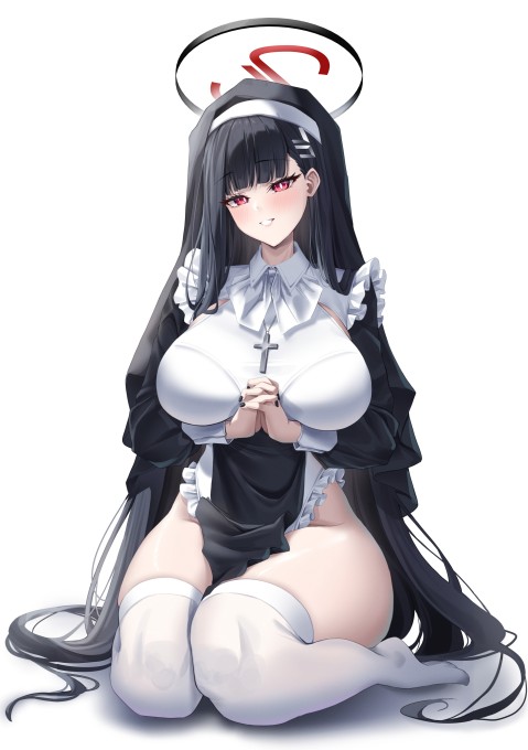 《蔚蓝档案》调月里约2k手机壁纸