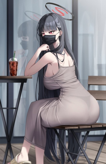 《蔚蓝档案》调月里约2k手机壁纸