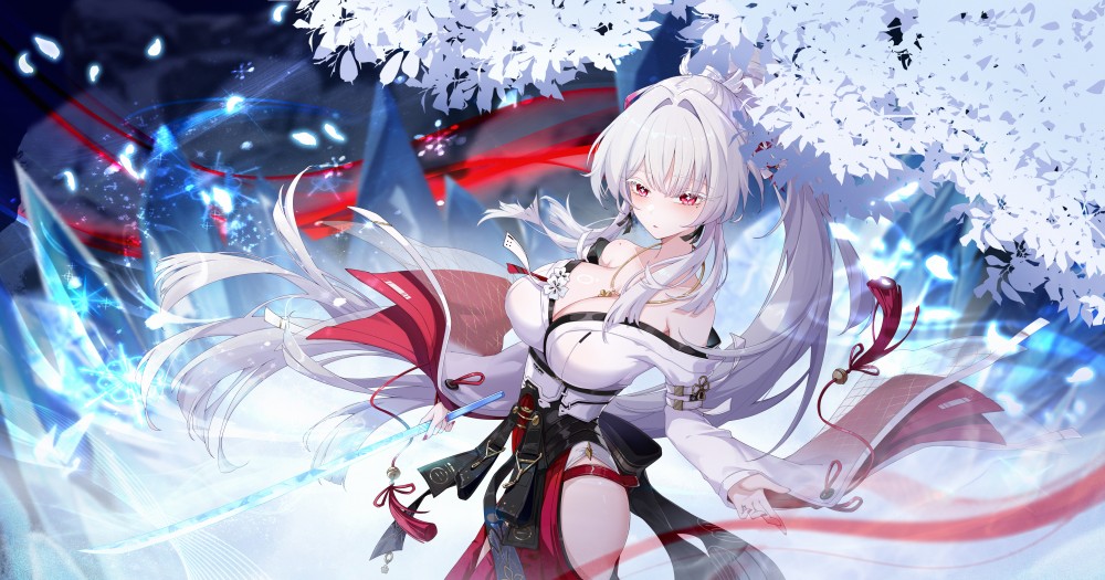 《鸣潮》绯雪5k电脑桌面壁纸