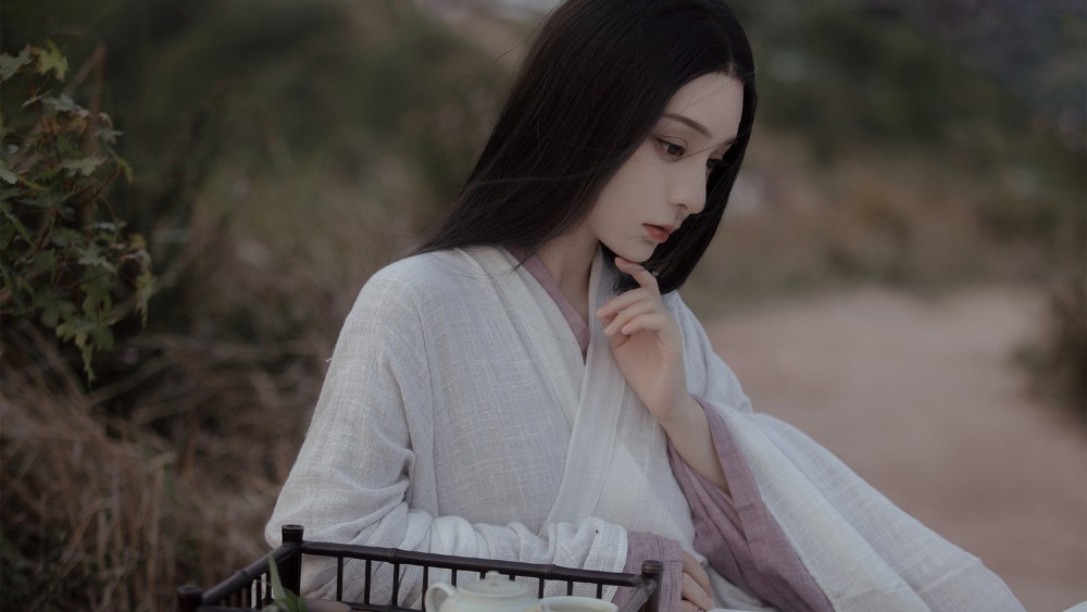 冷艳古风美女高清桌面壁纸