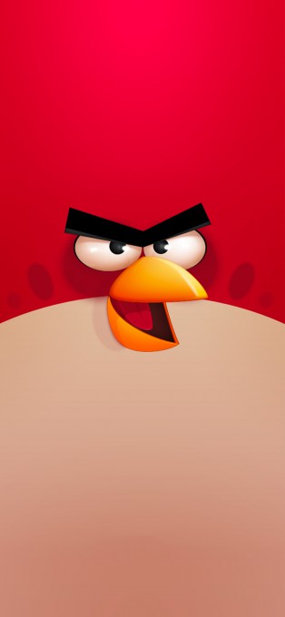 愤怒的小鸟红色小鸟手机卡通壁纸