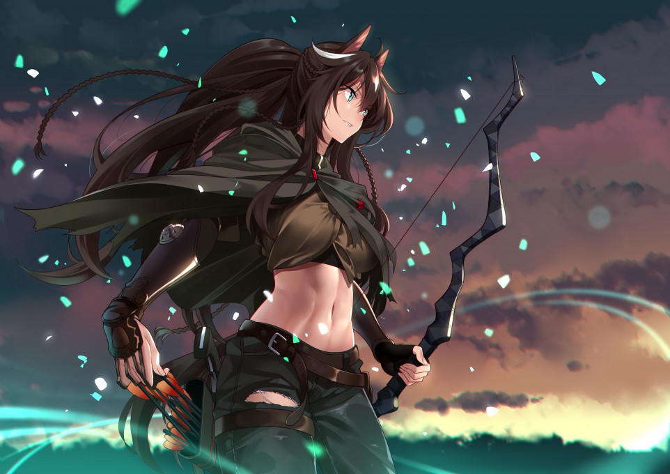 《明日方舟》流星2k电脑桌面壁纸