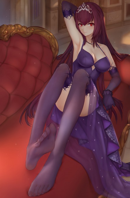 《Fate/Grand Order》斯卡哈6k手机竖屏壁纸