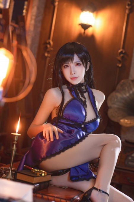 水淼aqua角色扮演蒂法6k手机壁纸