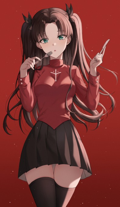 《命运之夜》远坂凛高清手机壁纸