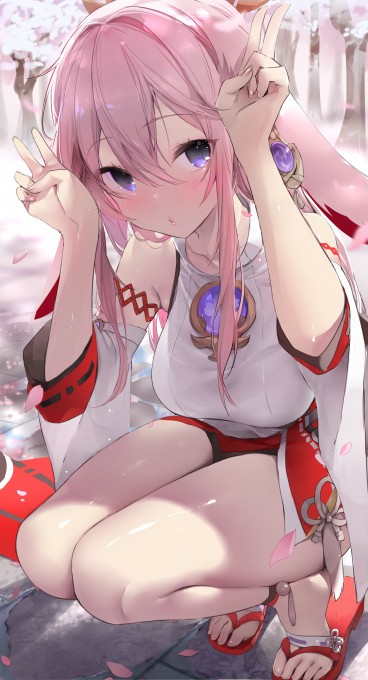 《原神》八重神子2k手机壁纸