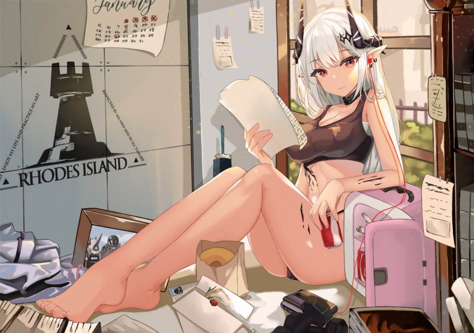 《明日方舟》泥岩4k电脑桌面壁纸