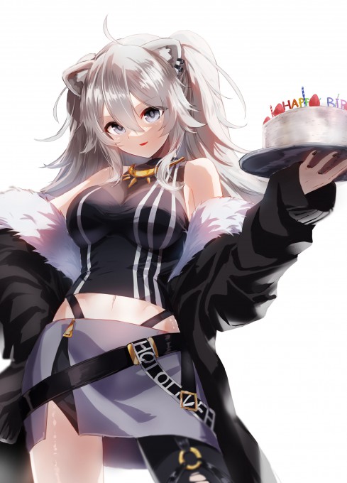 狮白牡丹4k手机壁纸