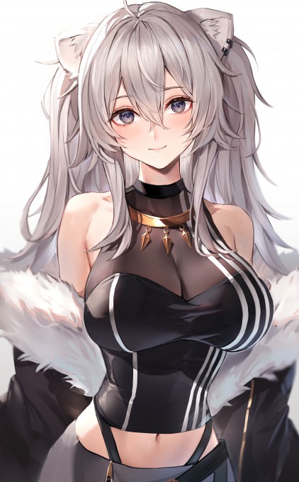 狮白牡丹2k手机壁纸