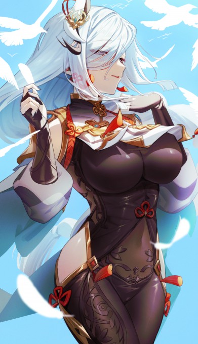 《原神》申鹤2k手机壁纸