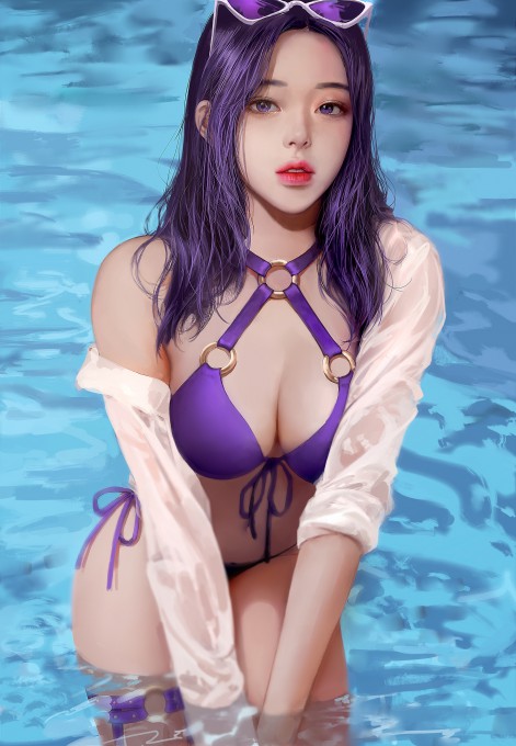 《英雄联盟》凯特琳2k手机壁纸