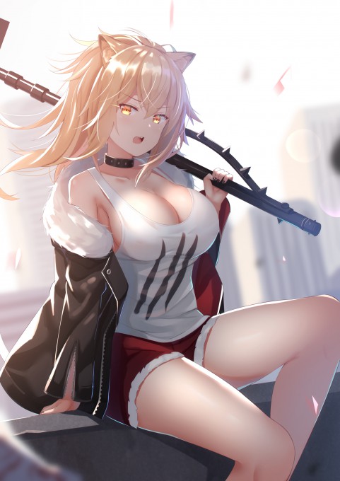 《明日方舟》推进之王高清手机壁纸