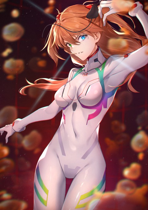 《新世纪福音战士》惣流&middot;明日香&middot;兰格雷高清手机壁纸
