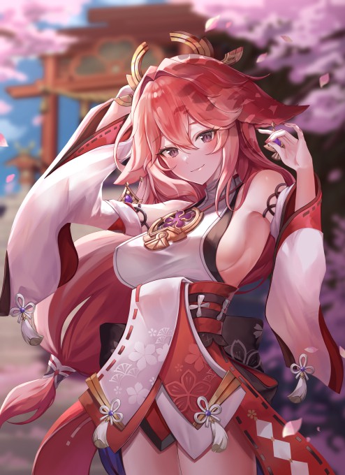 《原神》八重神子4k手机壁纸