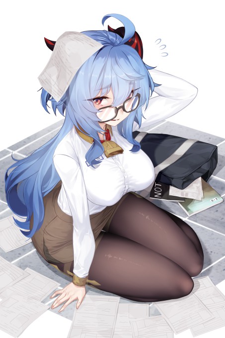 《原神》甘雨5k手机壁纸