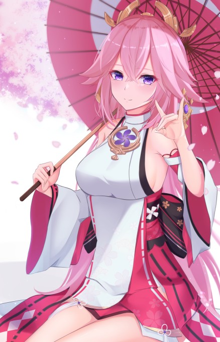 《原神》八重神子2k手机壁纸