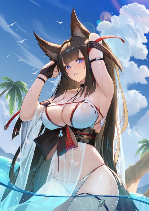 《碧蓝航线》天城2k手机壁纸