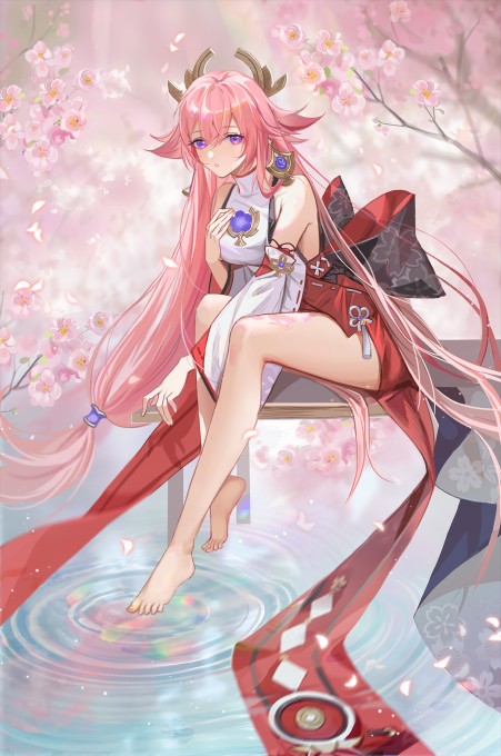 《原神》八重神子高清手机壁纸