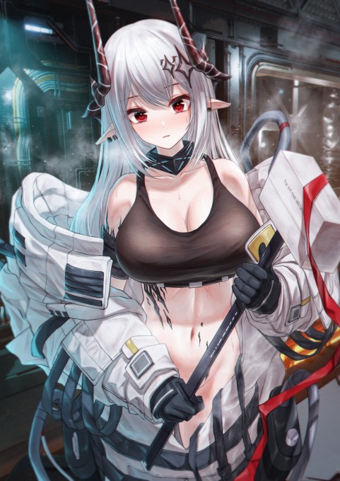 《明日方舟》泥岩4k手机壁纸