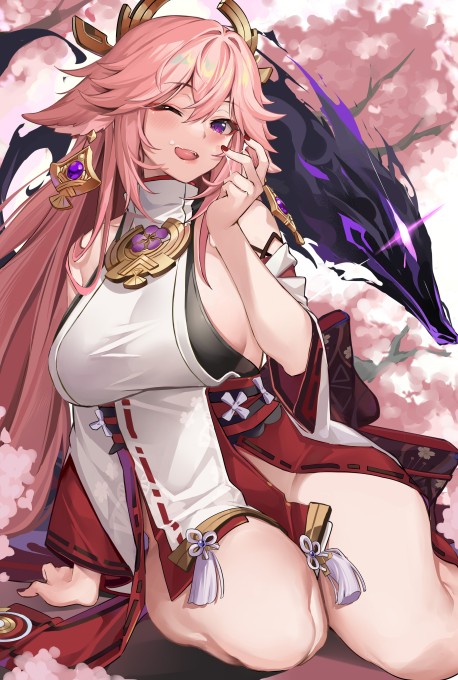 《原神》八重神子4k手机壁纸
