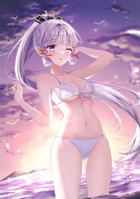 《原神》神里绫华4k手机壁纸