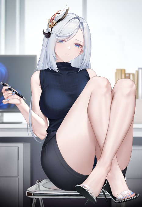 《原神》申鹤2k手机壁纸
