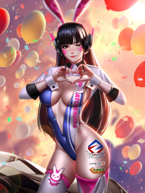 《守望先锋》D.Va8k手机壁纸