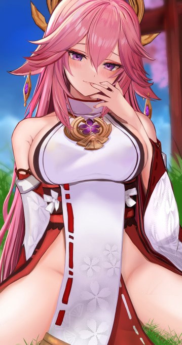 《原神》八重神子4k手机壁纸